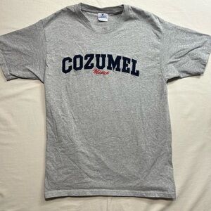 Cozumel Mexico Gray Graphic Tee - Unbranded Brand